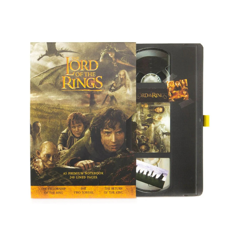 The Lord Of The Rings VHS A5 Notebook - دفتر